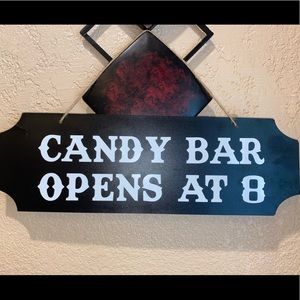 Candy Bar Sign